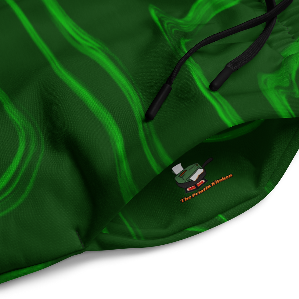 Thumbnail: Green Wave | Wide-Leg Joggers