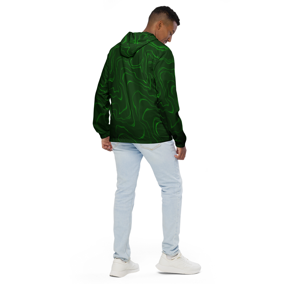 Thumbnail: Green Wave | Men’s Windbreaker