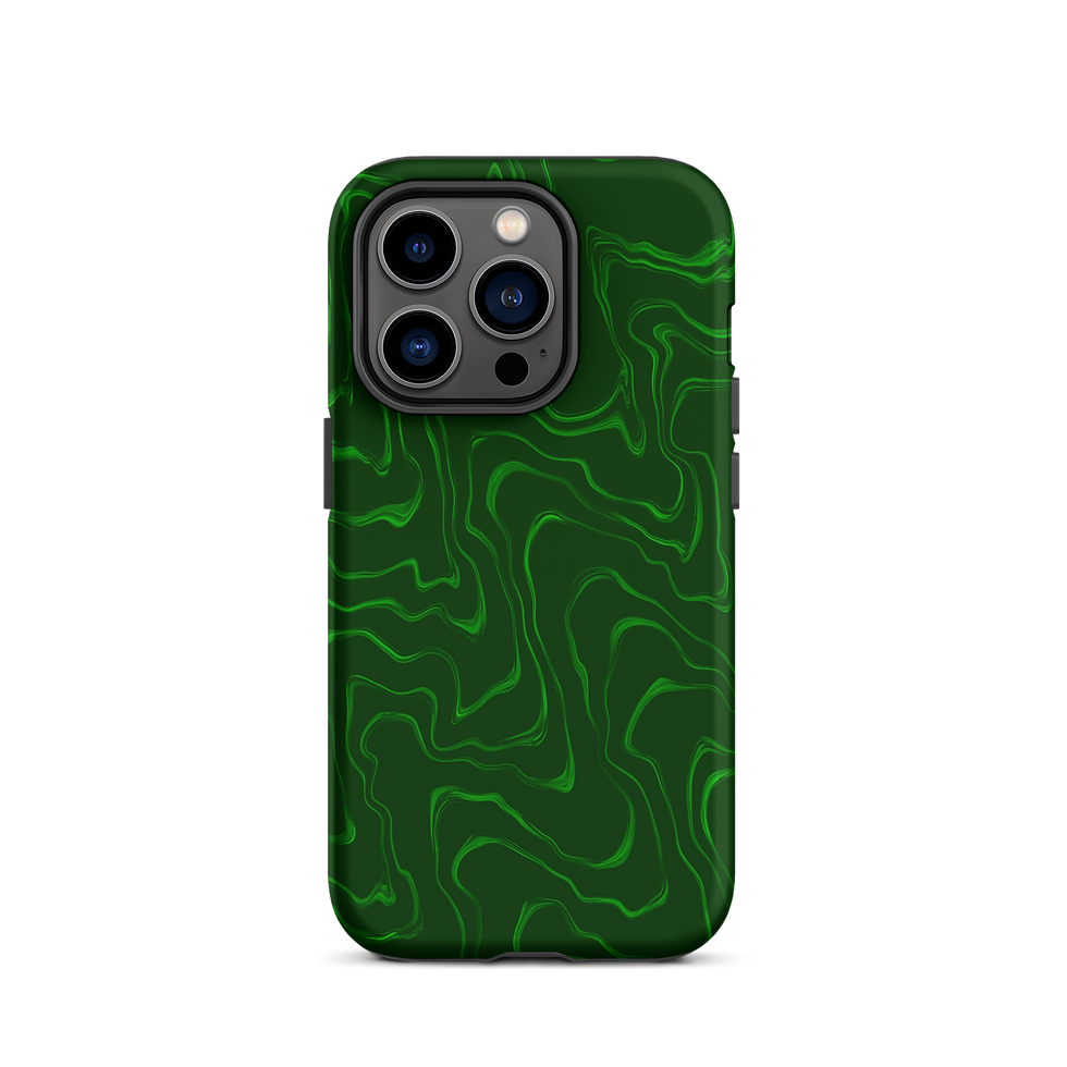 Thumbnail: Green Wave | Tough Case for iPhone®
