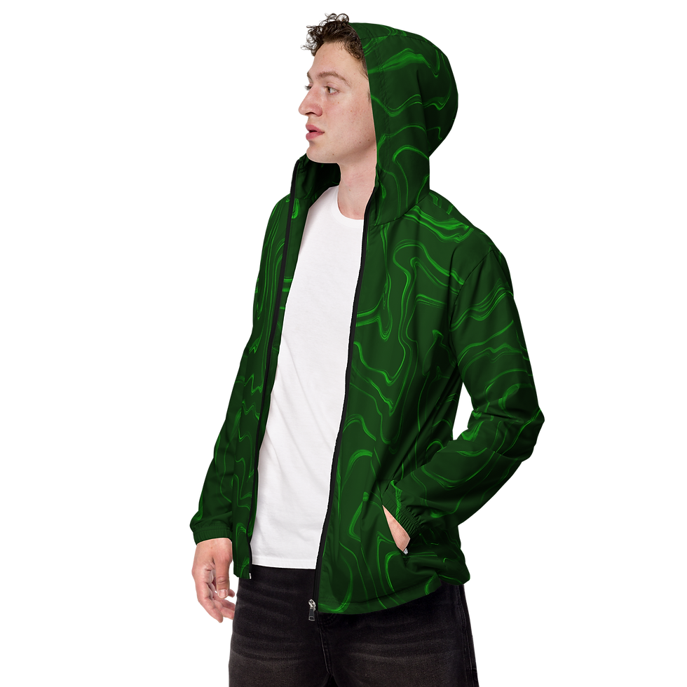 Thumbnail: Green Wave | Men’s Windbreaker