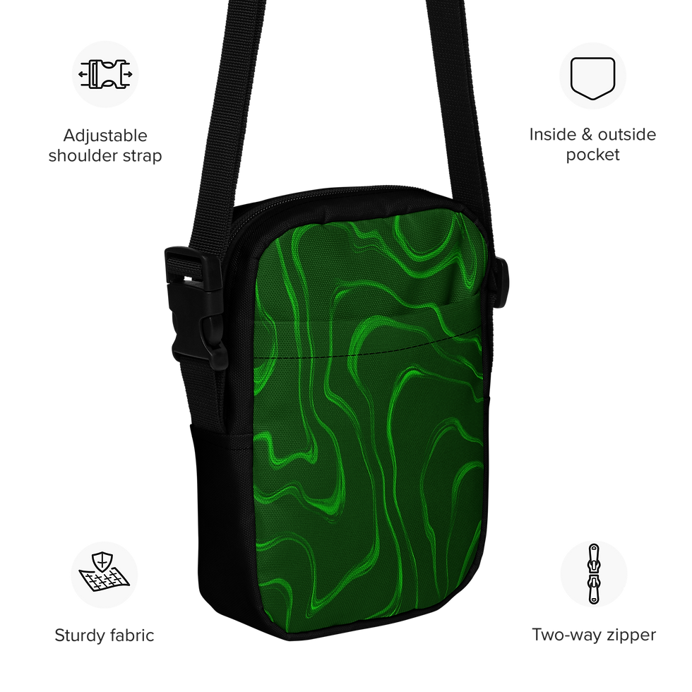 Thumbnail: Green Wave | Utility Crossbody Bag
