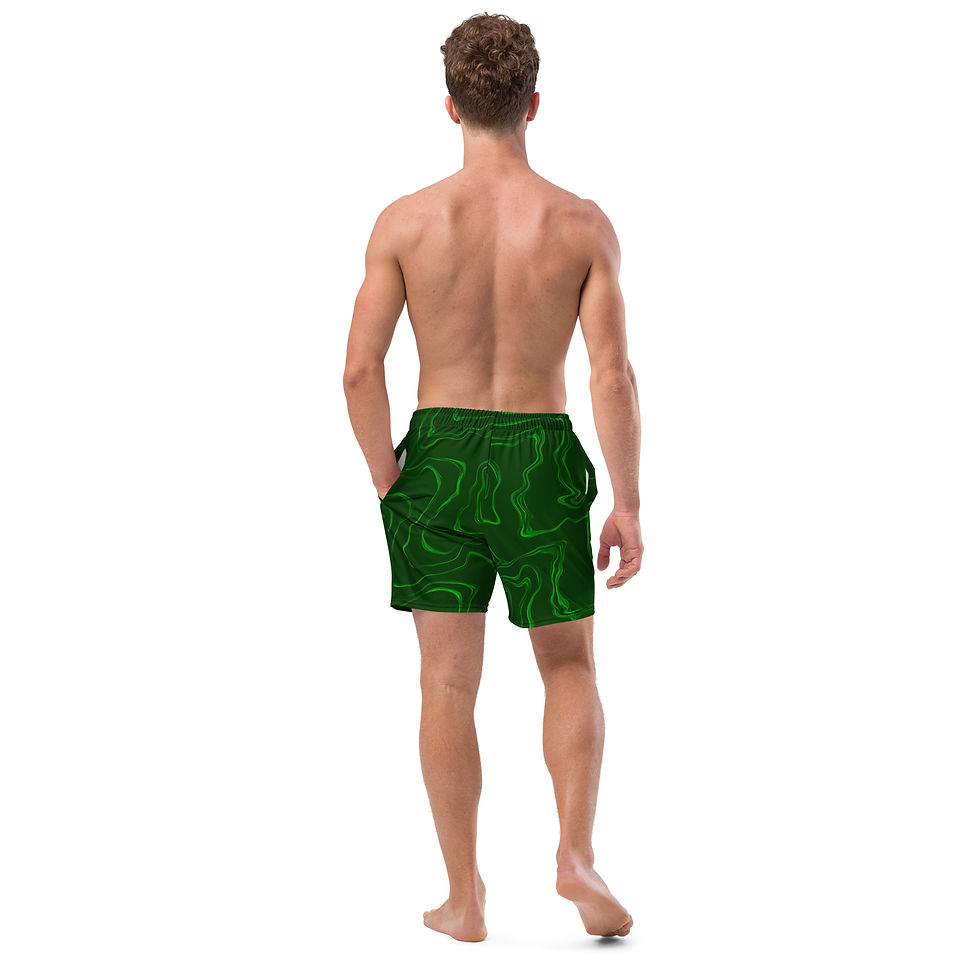 Thumbnail: Green Wave Recycled Swim Trunks