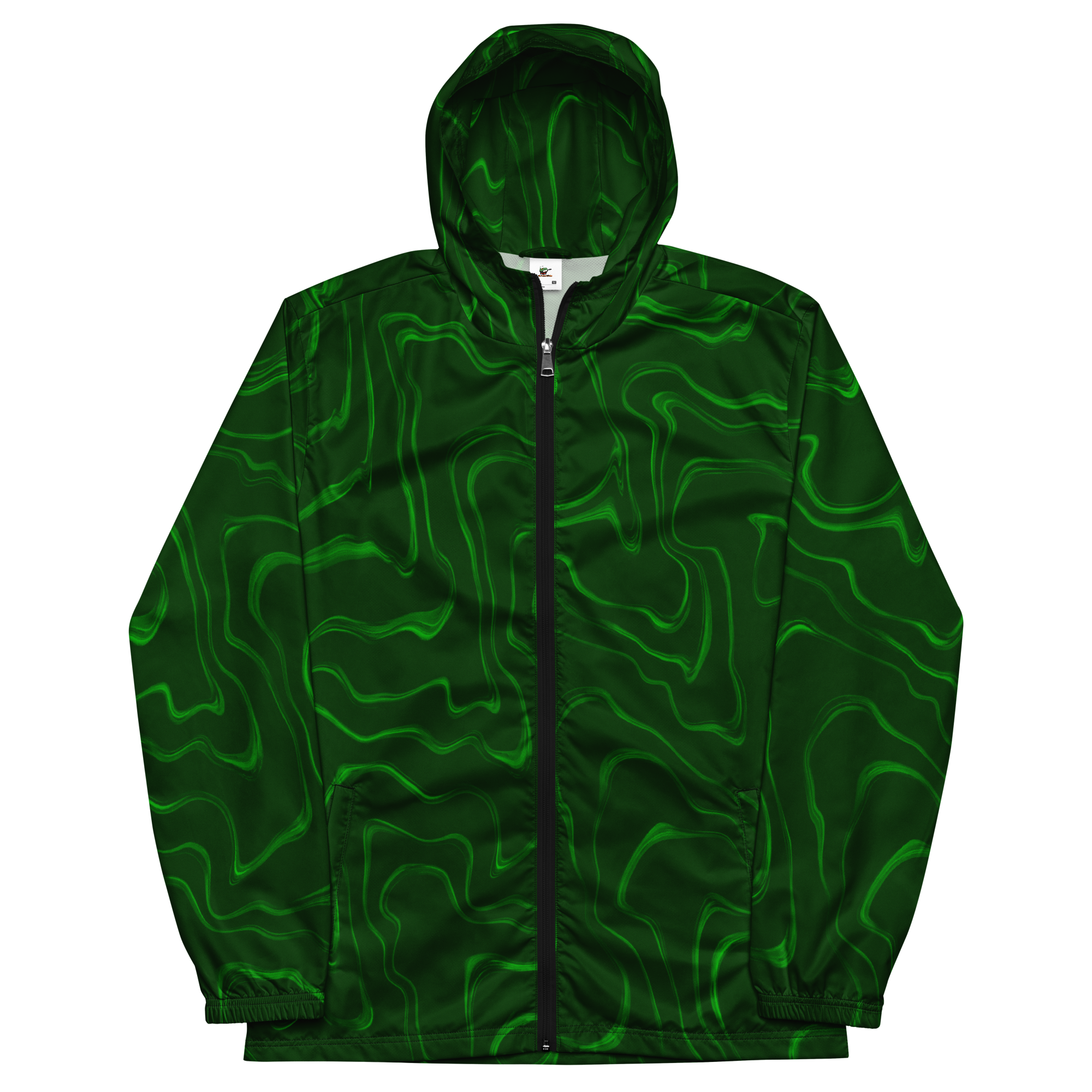 Green Wave | Men’s Windbreaker