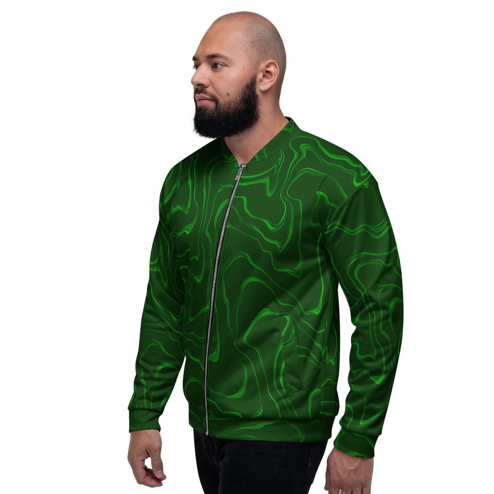 Thumbnail: Green Wave | Bomber Jacket