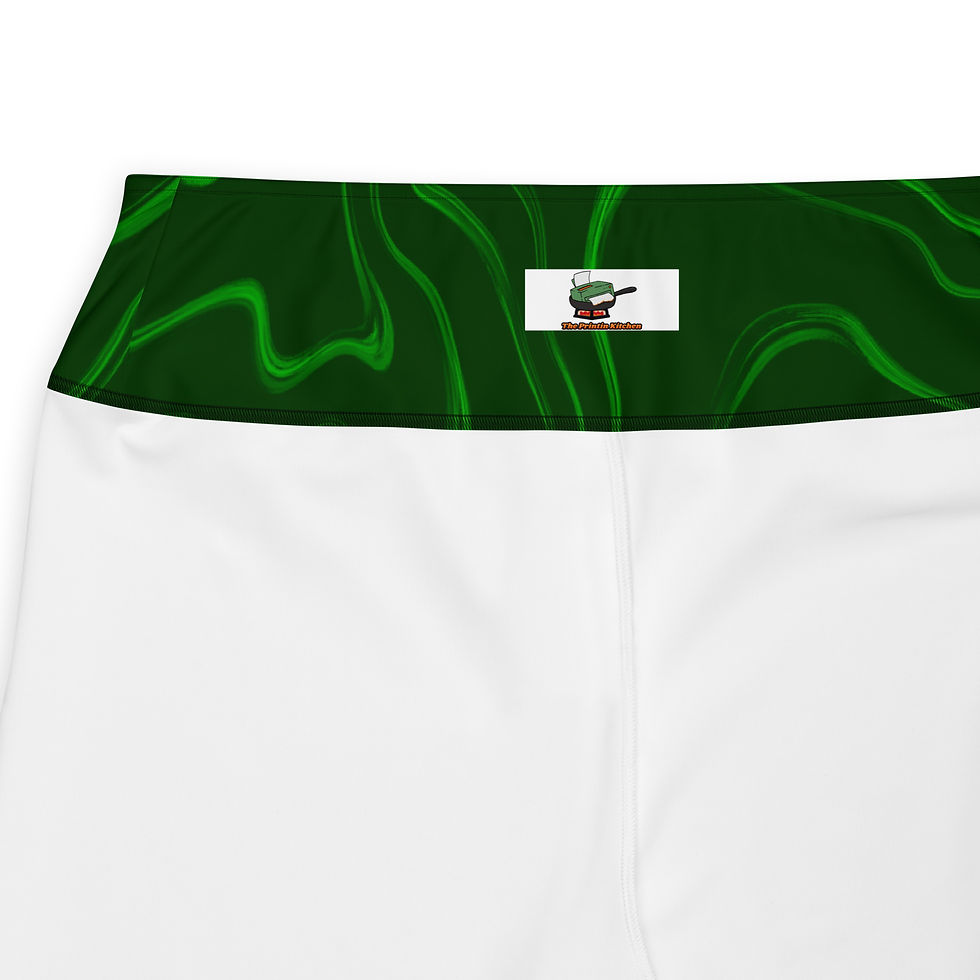 Thumbnail: Green Wave | Plus Size Leggings
