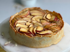 Torta vegana de manzanas 