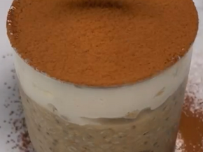 Tiramisú saludable con avena // Healthy tiramisu with oat