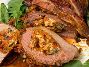 Colita de cuadril rellena