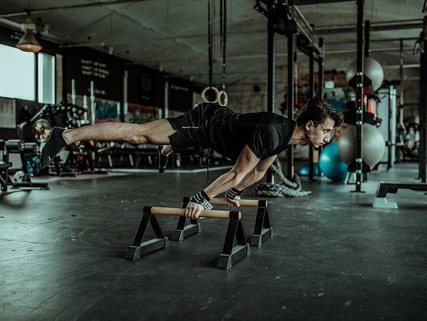 Bryan Man doing a planche. One of the most challenging calisthenics exercises
