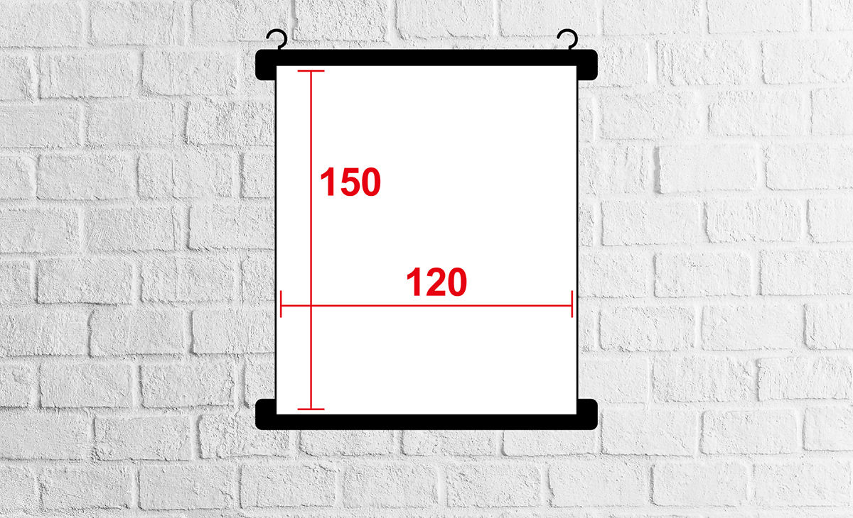 塑膠/鋁 海報掛軸 120×150cm