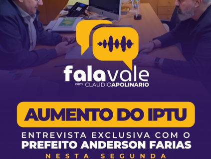 AUMENTO DO IPTU: APOLINARIO ENTREVISTA PREFEITO ANDERSON FARIAS NA RÁDIO VIDA