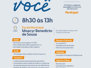 "PREFEITURA COM VOCÊ" NA ESCOLA MOACYR BENEDICTO DE SOUZA
