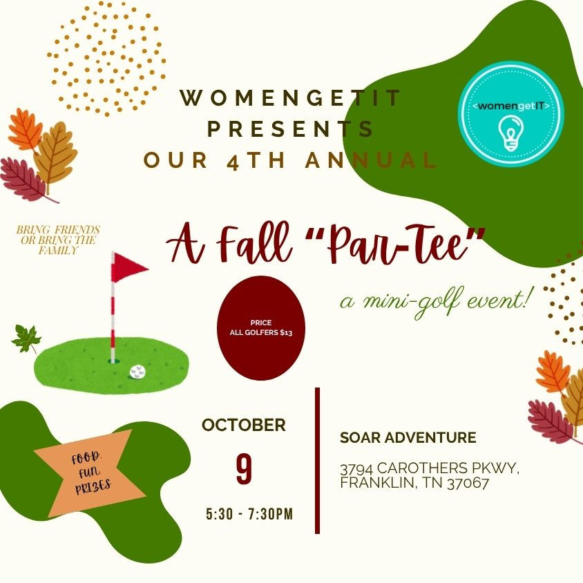 WomenGetIT Fall Par-Tee