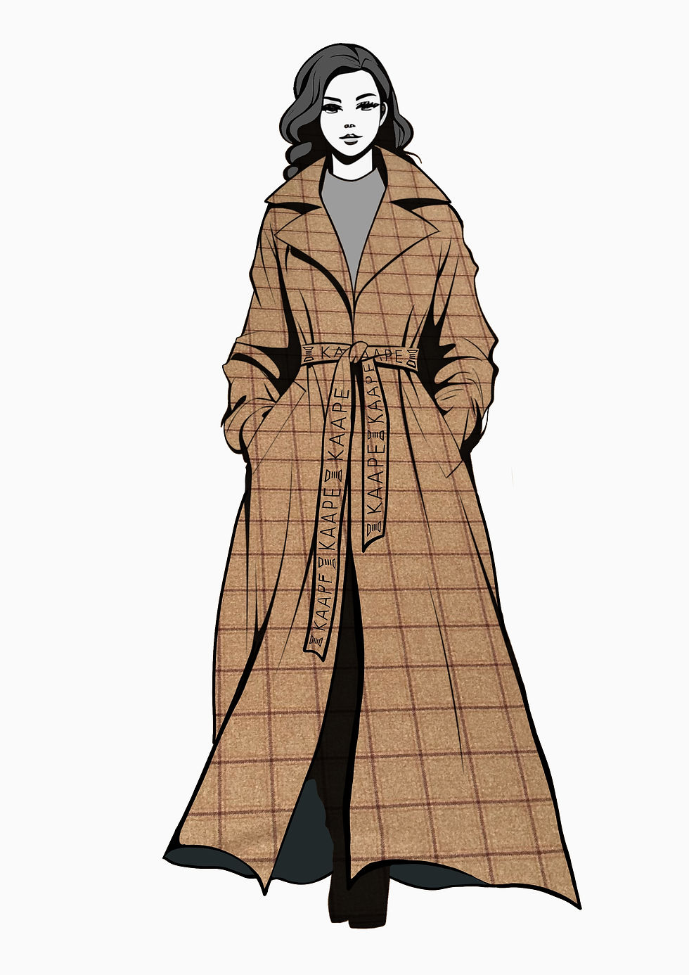1 - Beige ruter // Slettvoll