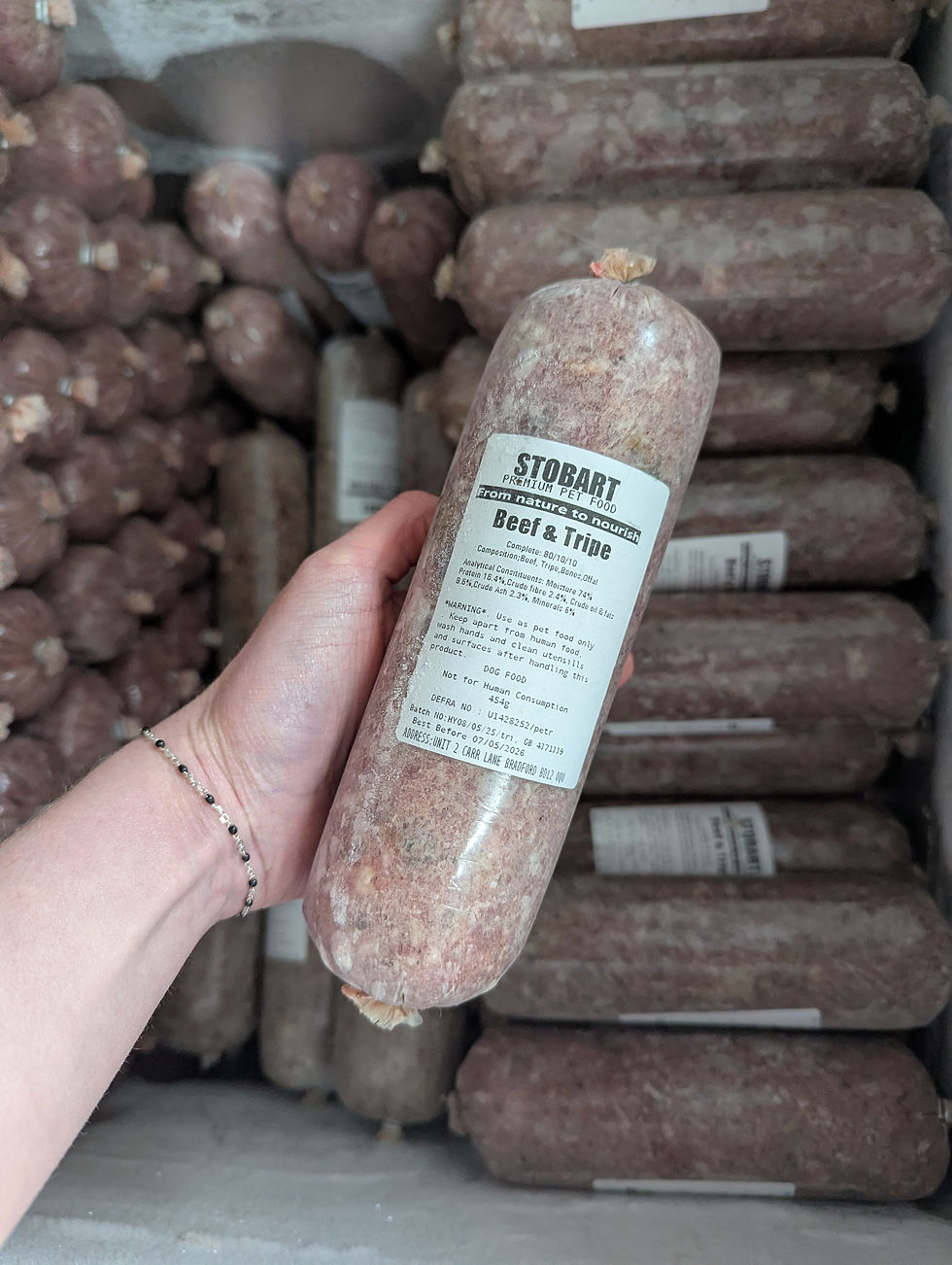 Stobarts Beef and Tripe 454g Rolls