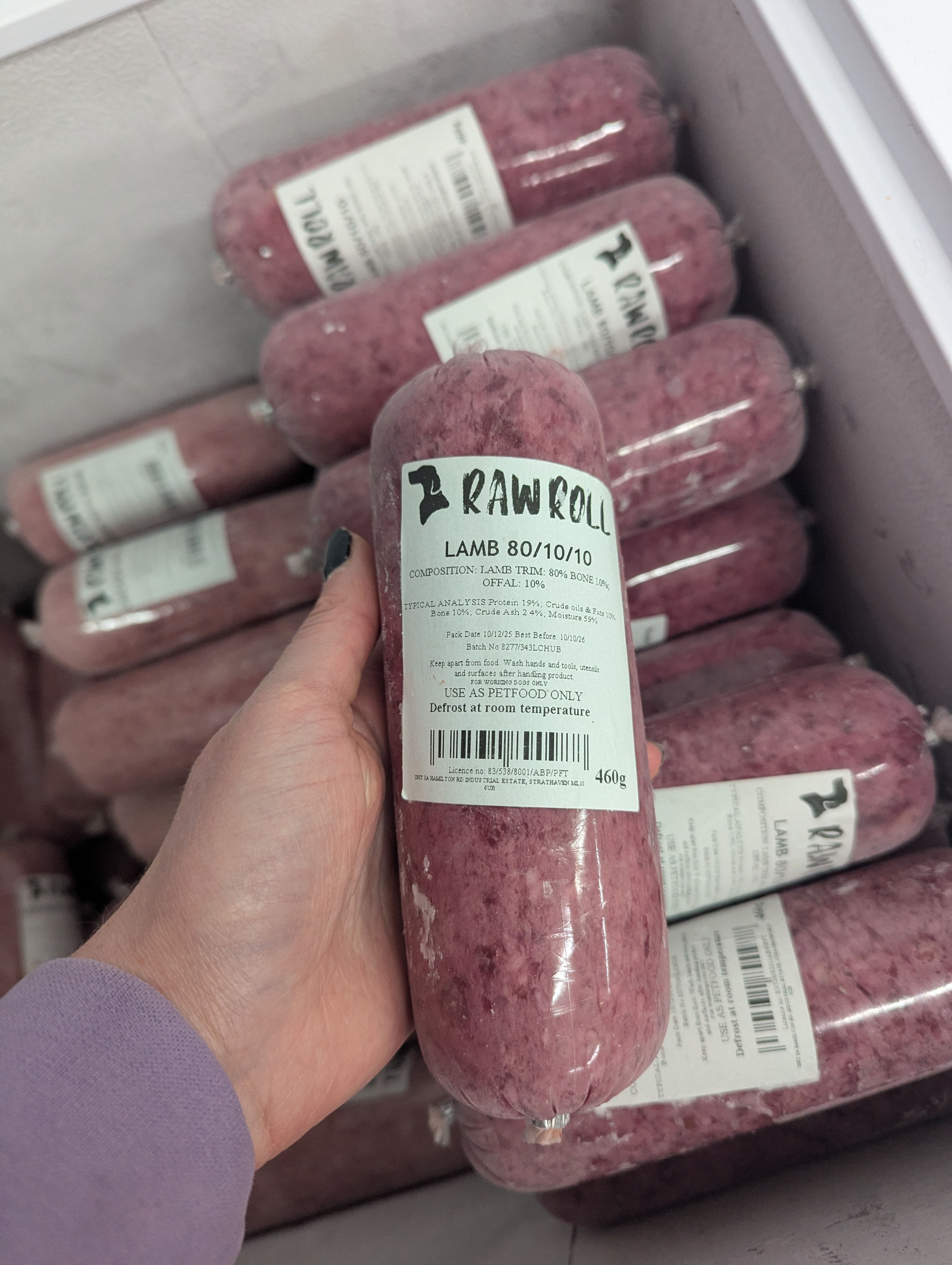 Just Natural 460g Rolls -Lamb