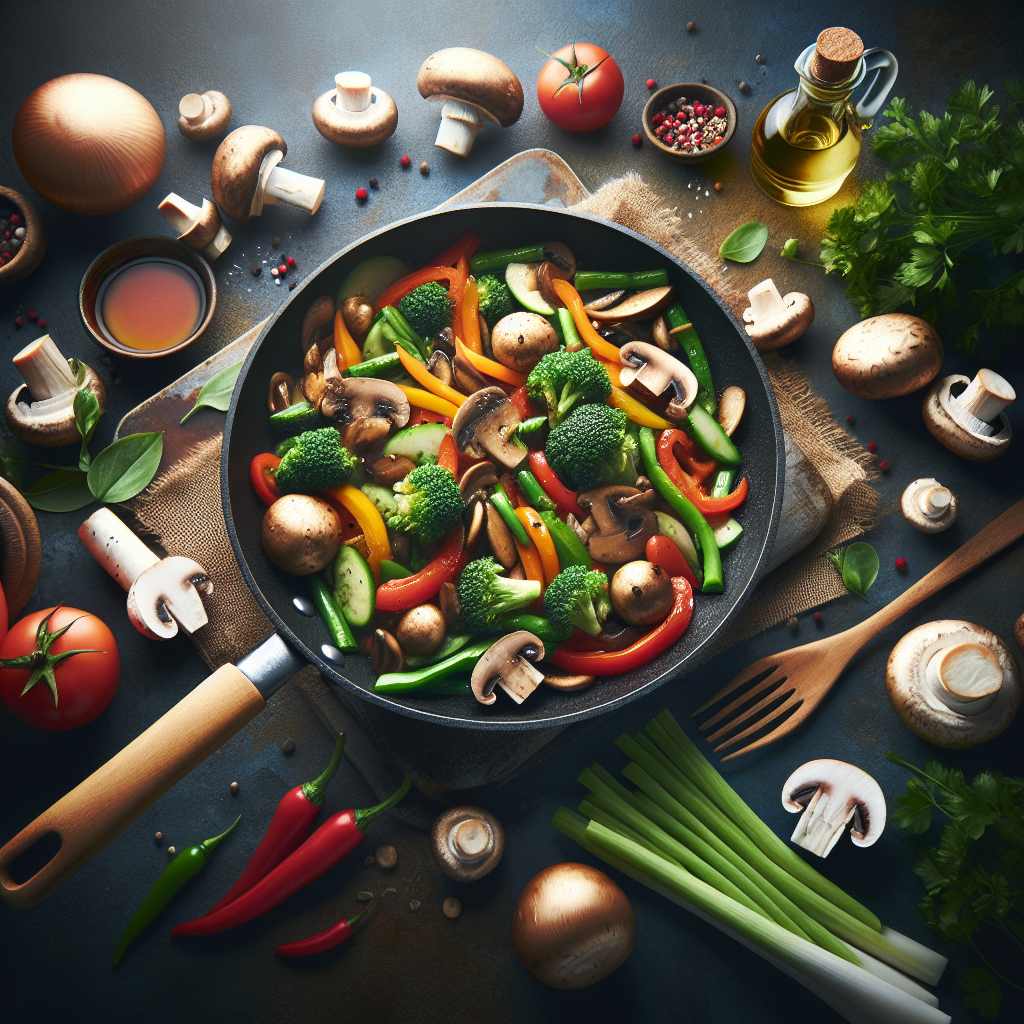 Mushroom Veggie Stir Fry