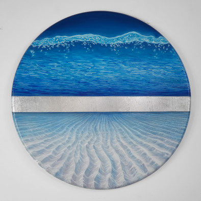 Silver Hour, oil on canvas, 40 inches, 2022.JPG