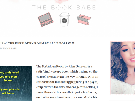 The Book Babe blog review - THE FORBIDDEN ROOM