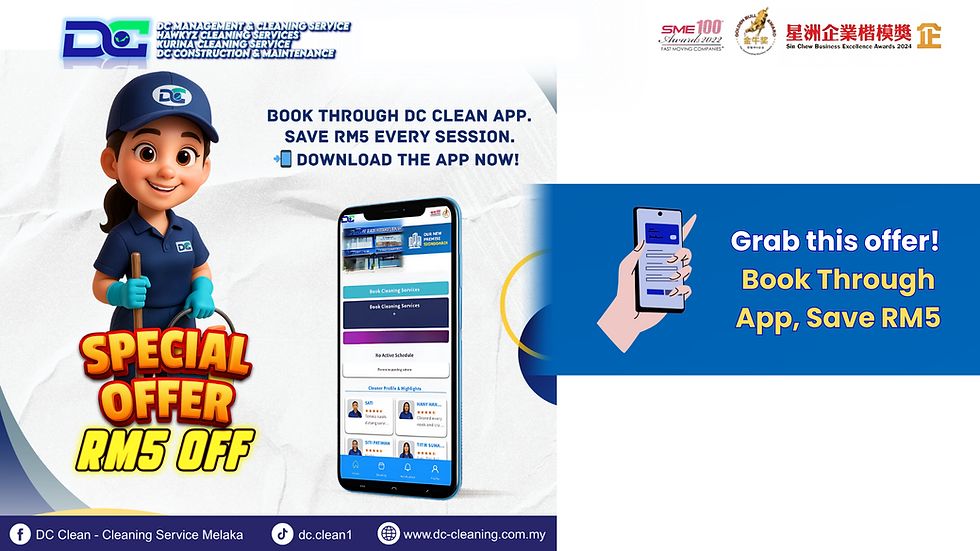 Book Now, Save RM5 Instantly