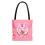 Thumbnail: Tiger Lily (Blueberries & Lemonade Edition) Custom Tote Bag (Pink)