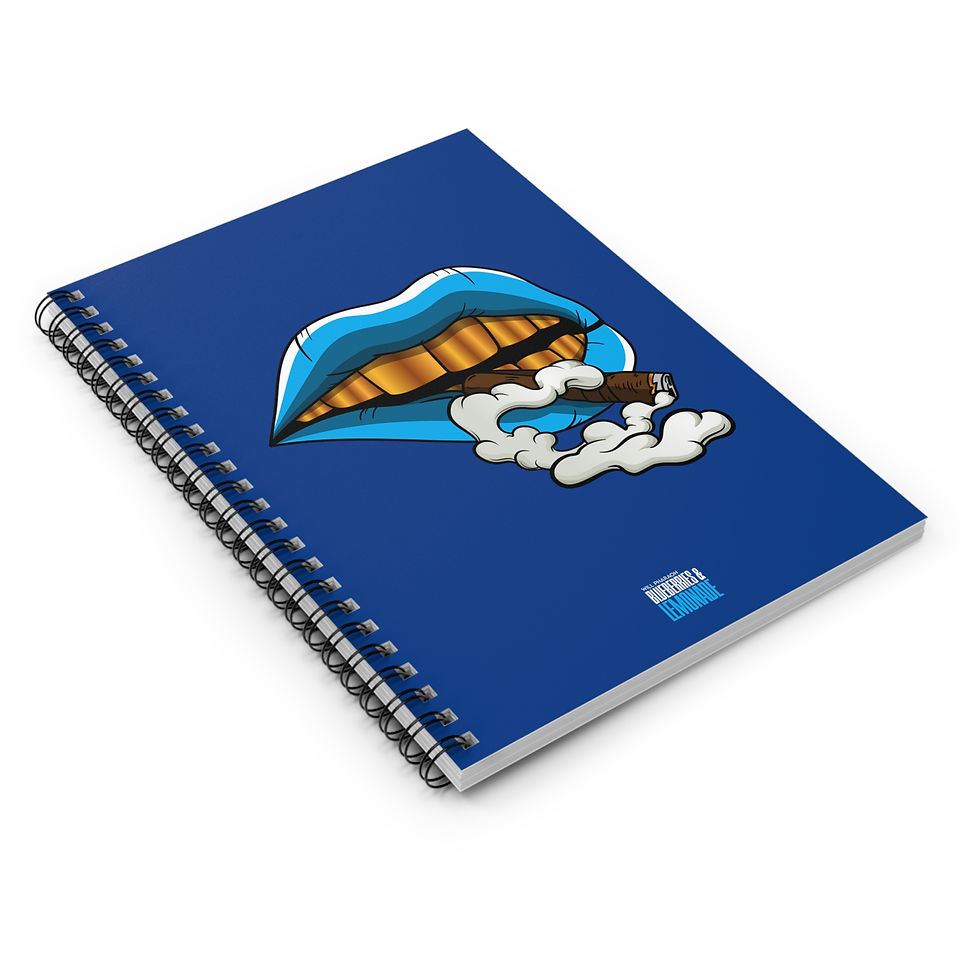 Thumbnail: Rolling Stoner (Blueberries & Lemonade Edition) Creative Notebook (Blue)