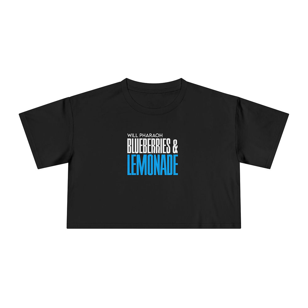 Thumbnail: Blueberries & Lemonade Women's Crop Tee 