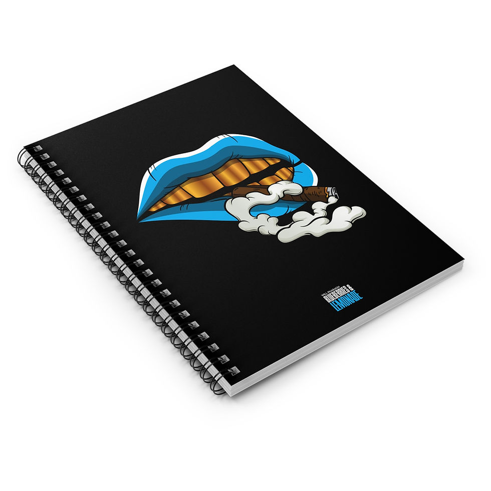 Thumbnail: Rolling Stoner (Blueberries & Lemonade Edition) Creative Notebook (Black)