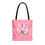 Thumbnail: Tiger Lily (Blueberries & Lemonade Edition) Custom Tote Bag (Pink)