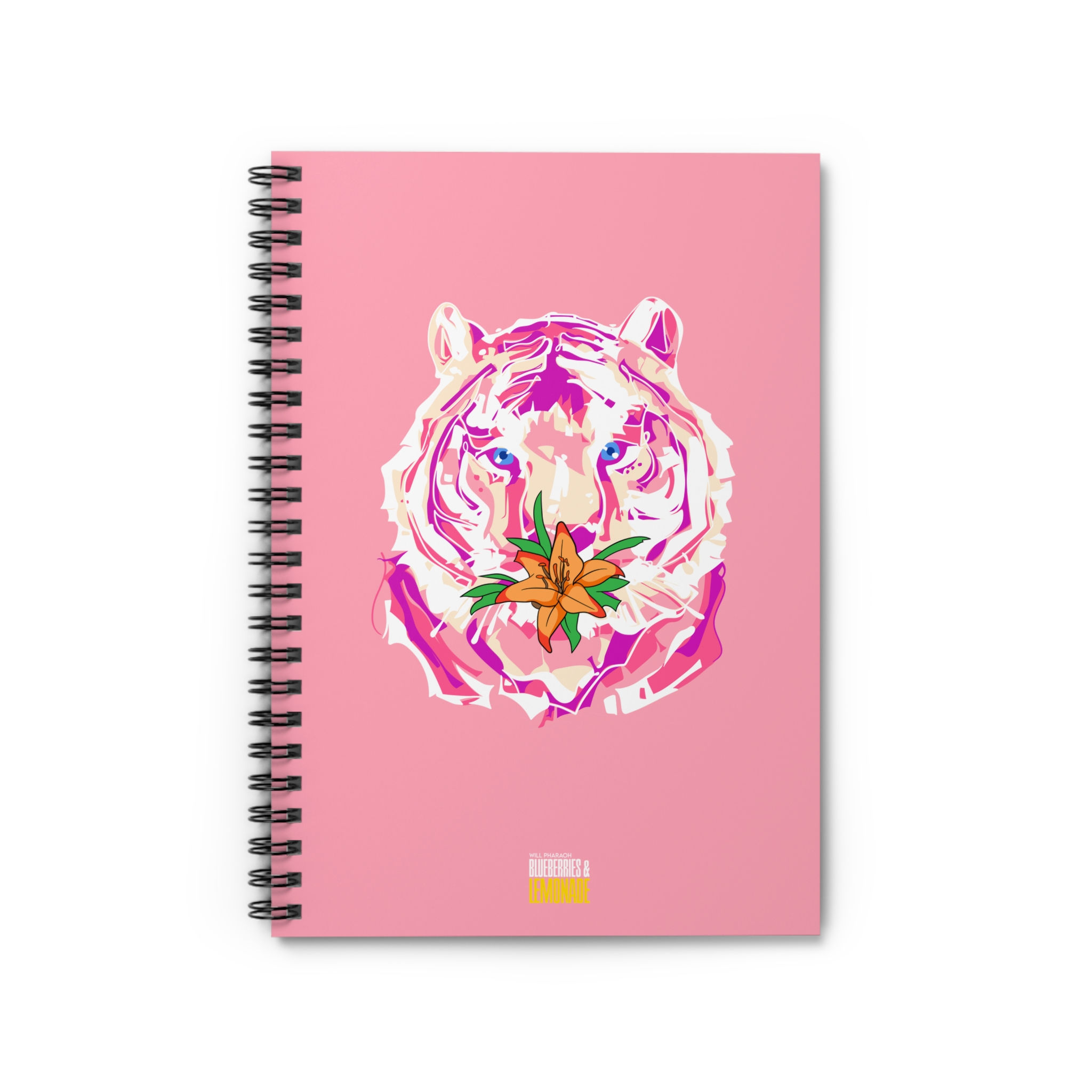 Tiger Lily (Blueberries & Lemonade Edition) Creative Notebook (Pink)