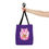 Thumbnail: Tiger Lily (Blueberries & Lemonade Edition) Custom Tote Bag (Purple)