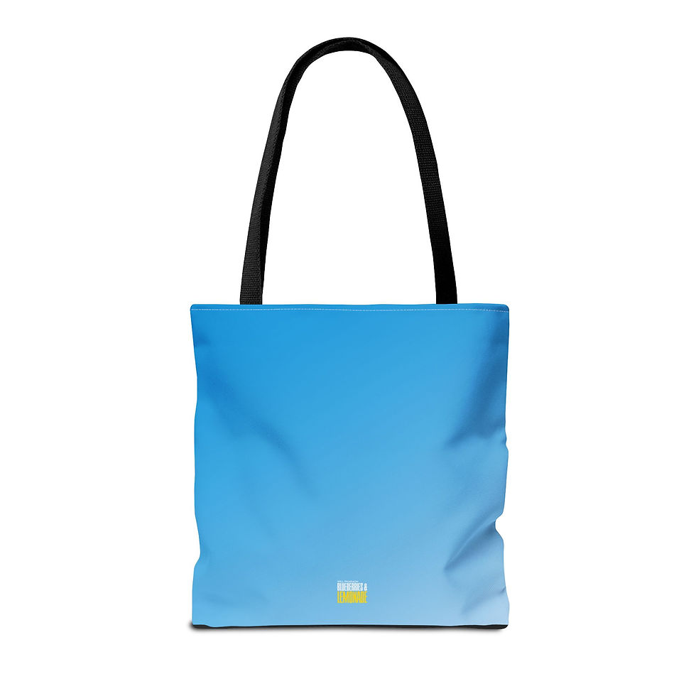 Thumbnail: Stay Lifted (Blueberries & Lemonade Edition) Custom Tote Bag 