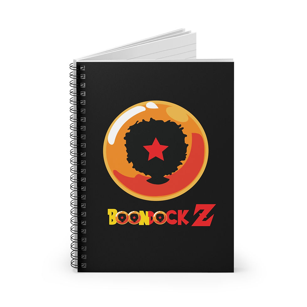 Thumbnail: Boondock Z Creative Writing Notebook - Ruled Line (Black)