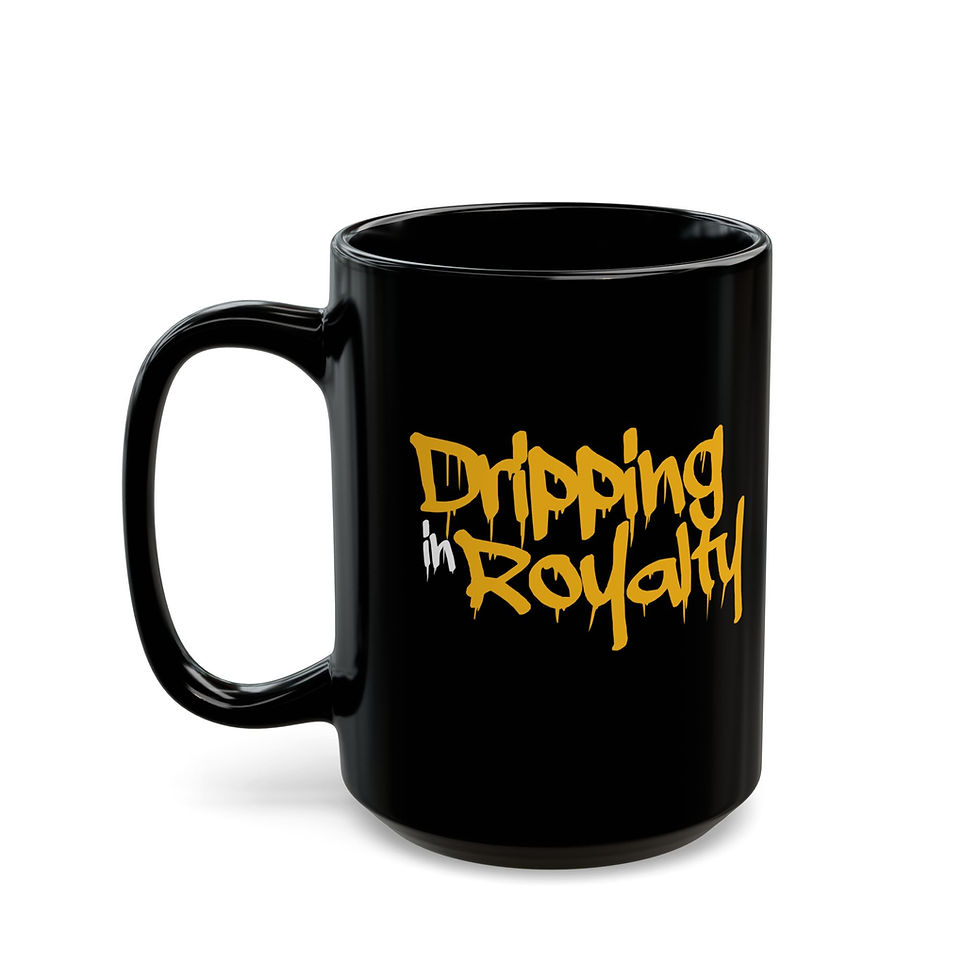 Thumbnail: Will Pharaoh's Dripping in Royalty Black Mug