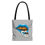 Thumbnail: Rolling Stoner (Blueberries & Lemonade Edition) Custom Tote Bag (Light Grey)
