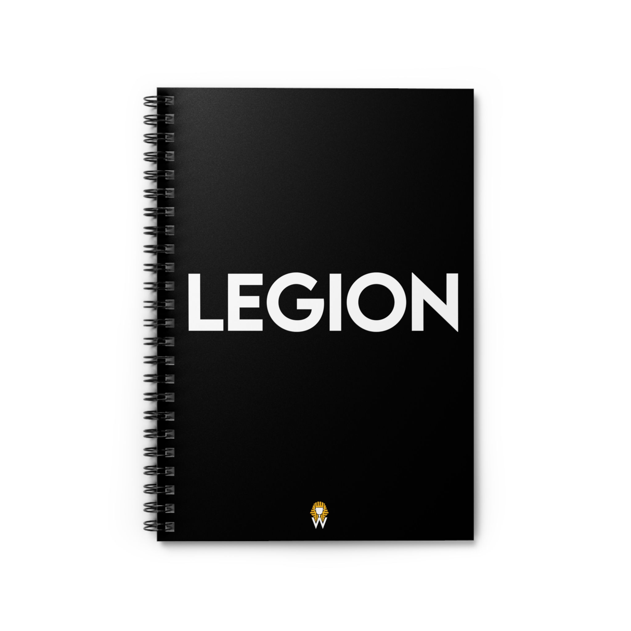 Will Pharaoh's Legion Creative Writing Notebook - Ruled Line (Black)