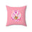 Thumbnail: Tiger Lily (Blueberries and Lemonade Edition) Throw Pillow (Pink)
