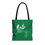 Thumbnail: Man that Rolls Many Trees Custom Tote Bag (Green)