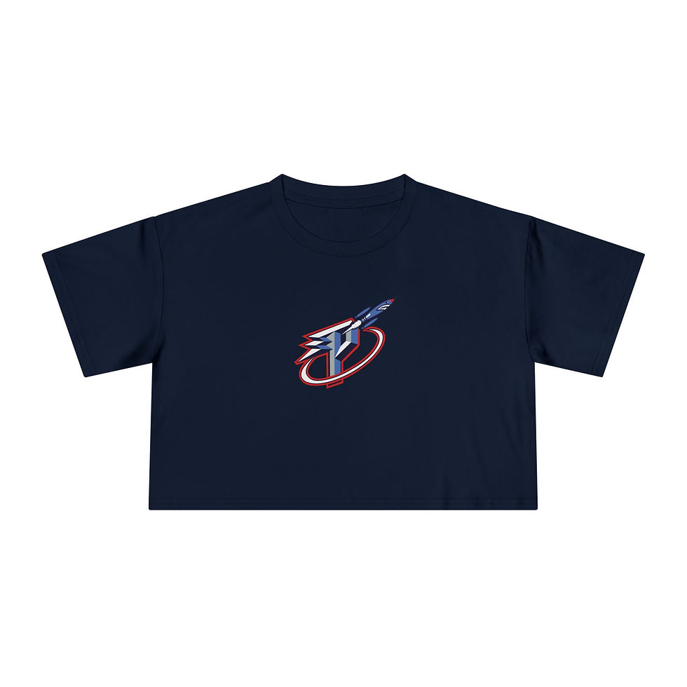 Thumbnail: Will Pharaoh Rockets Women's Crop Tee 