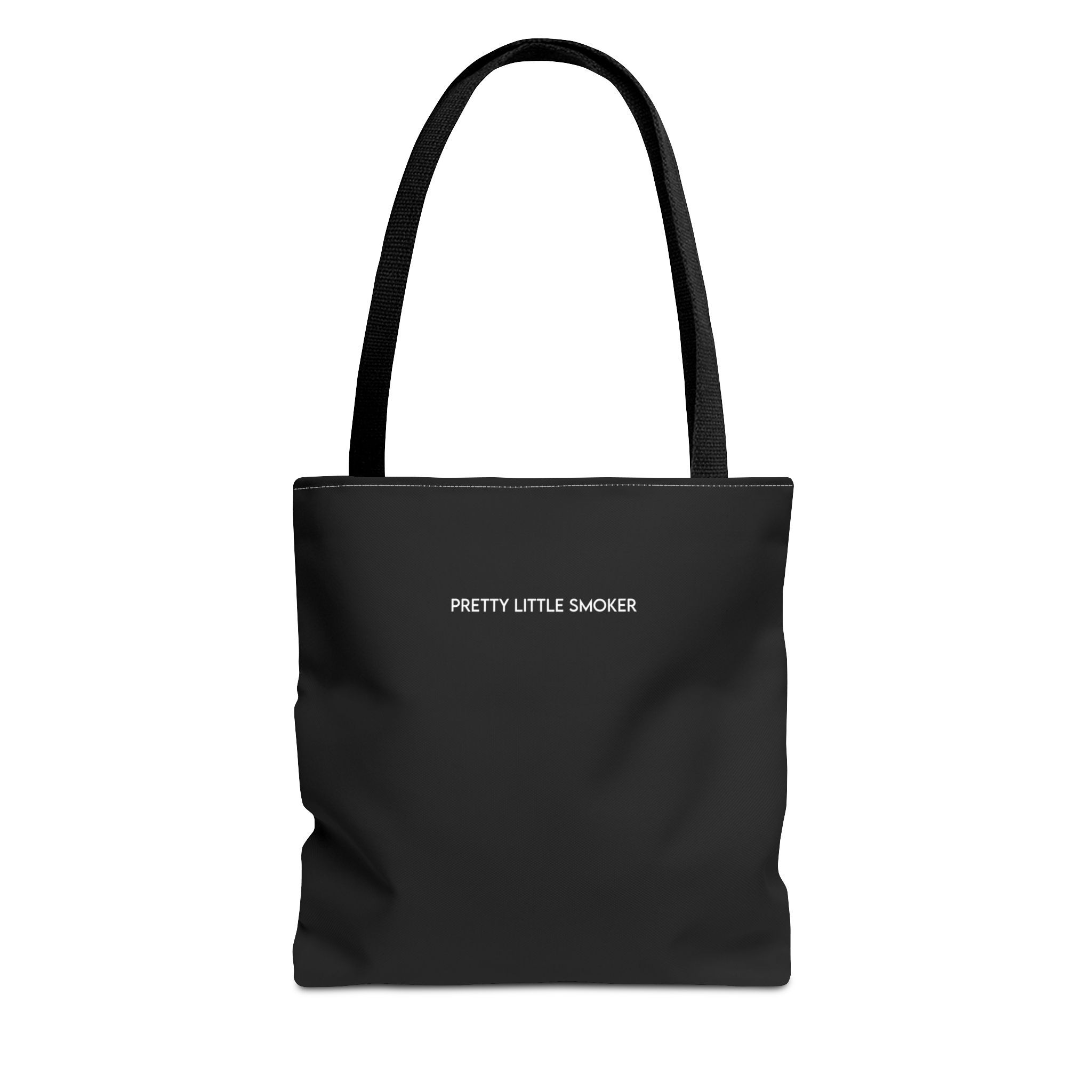 Pretty Little Smoker Custom Tote Bag (Black)