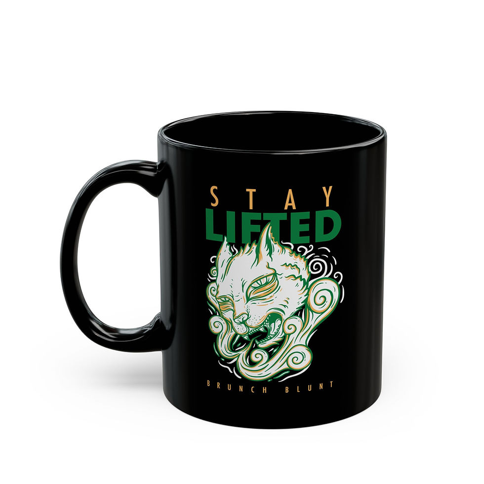 Thumbnail: Brunch Blunt's Stay Lifted Black Mug