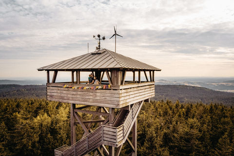 Oberpfalzturm auf fast 1000 m Höhe