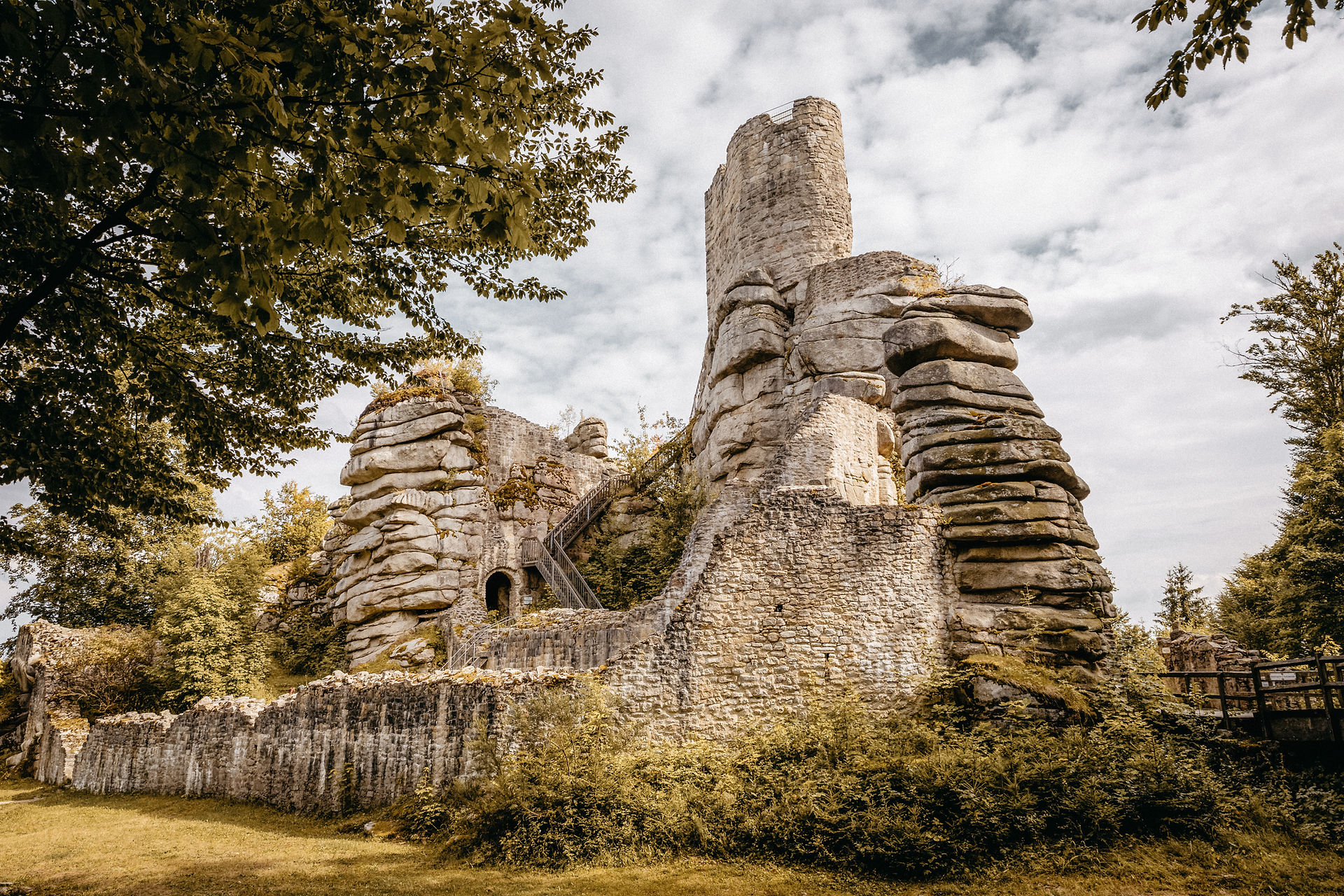 Burgruine zum klettern