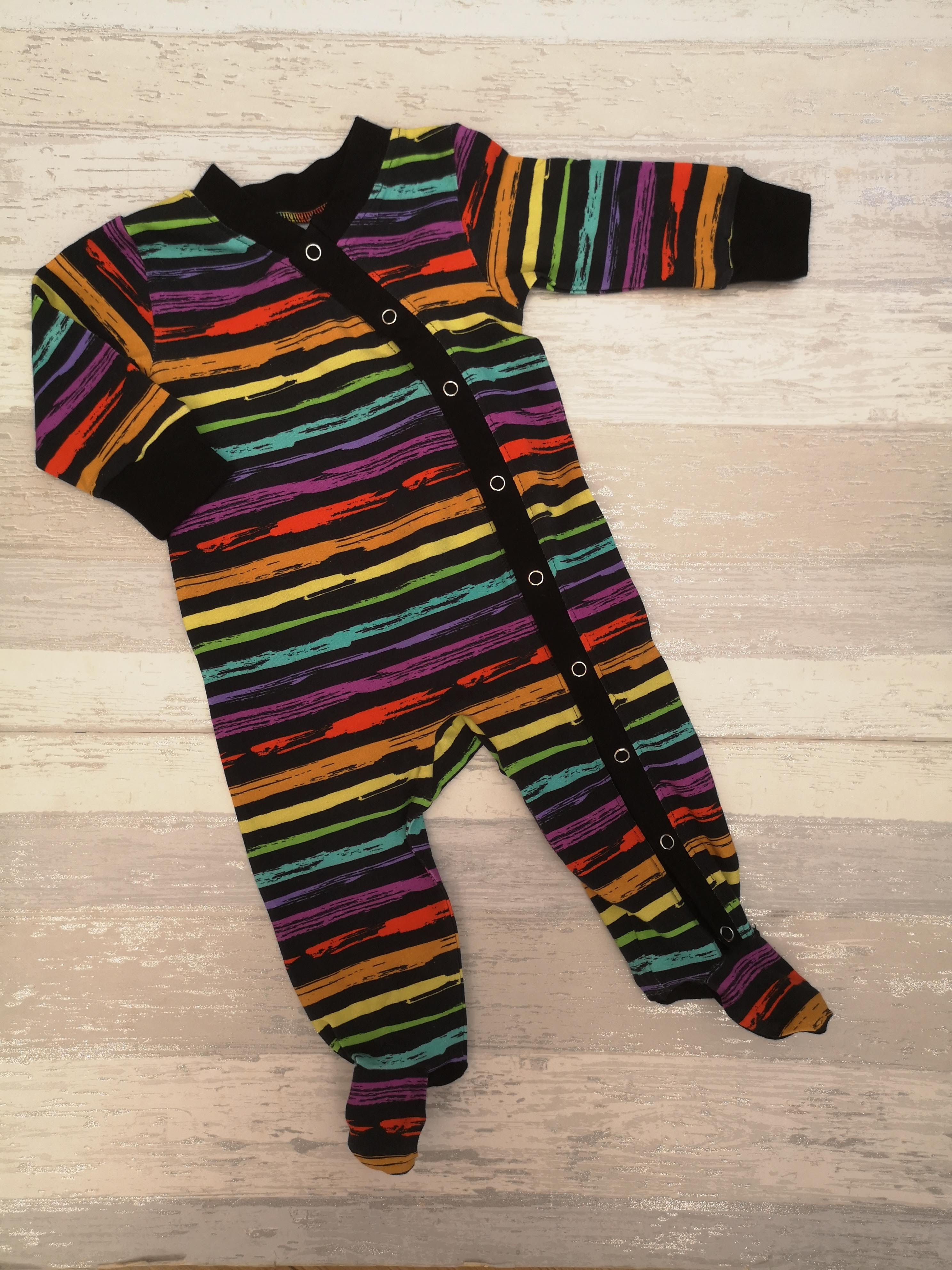 Grunge Rainbow Babygrow