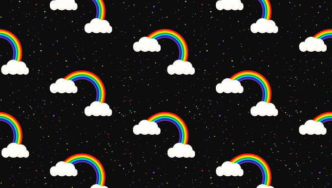 Midnight Rainbow Coat