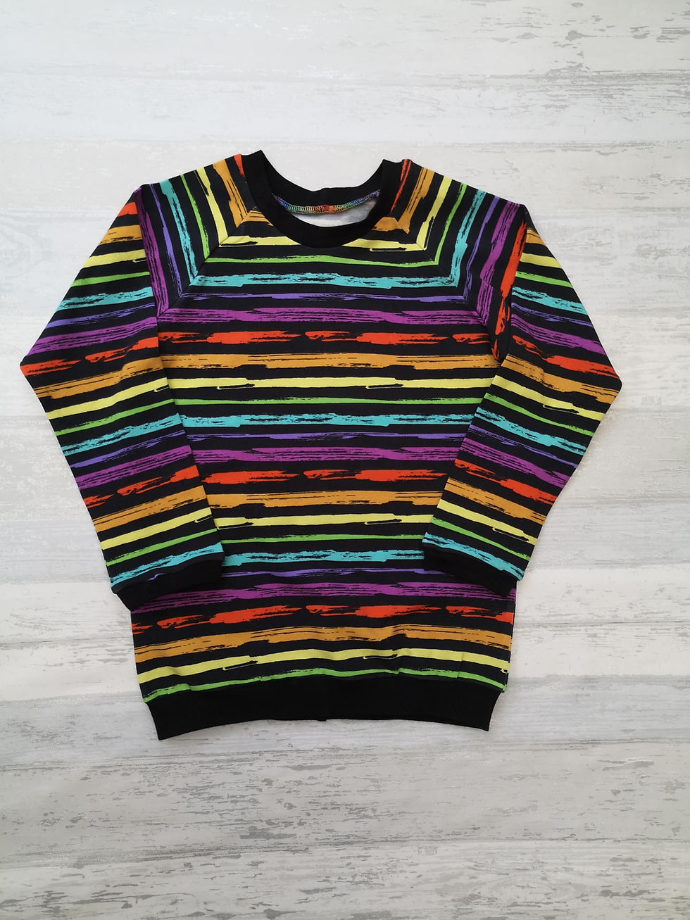 Grunge Rainbow Raglan Tshirt