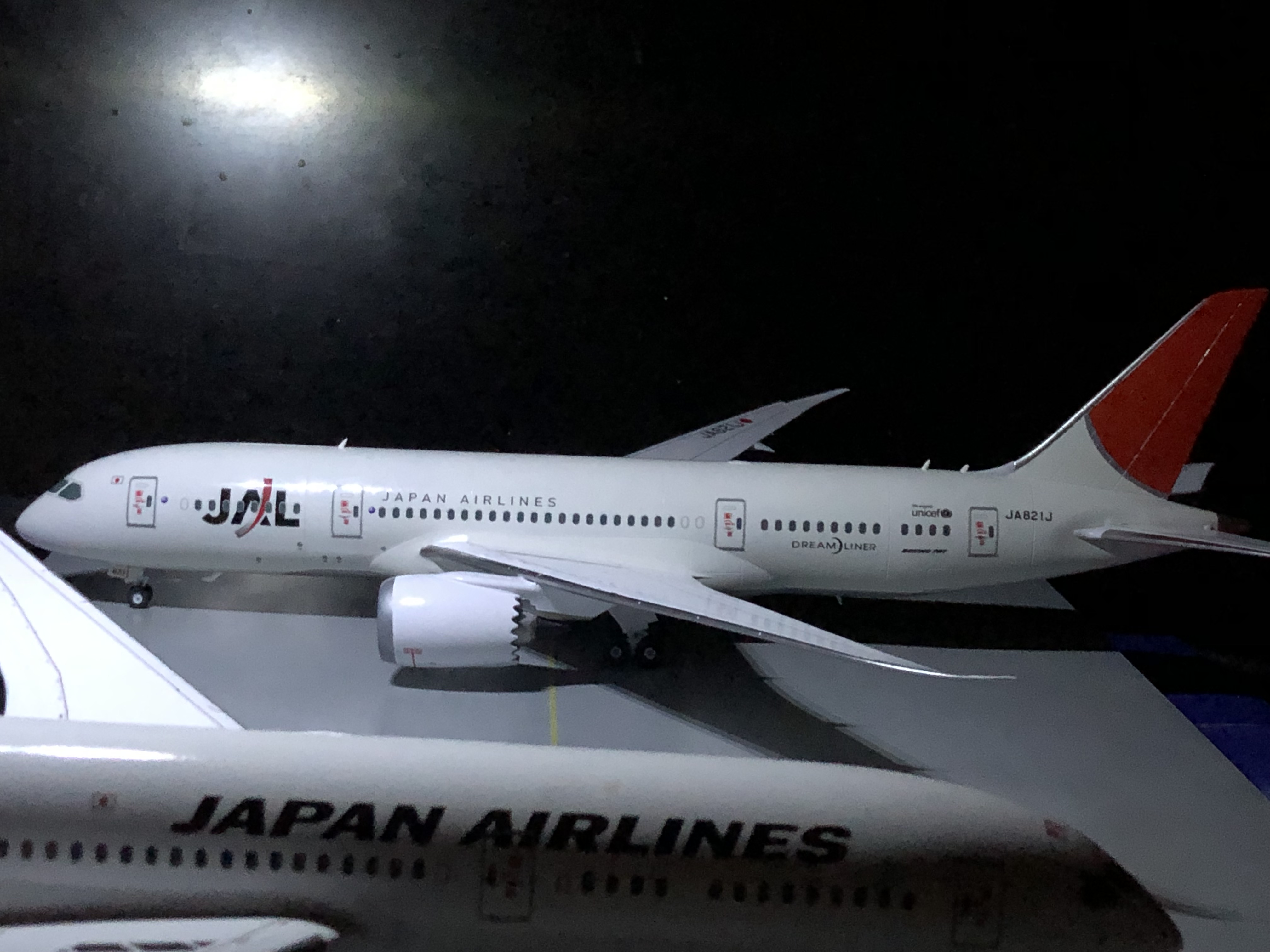 【新品未使用】JAL B777 & B787特別塗装機セット NH40114 1:400 BOEING 787-8 JA801A 特別塗装機 ABS樹脂完成品