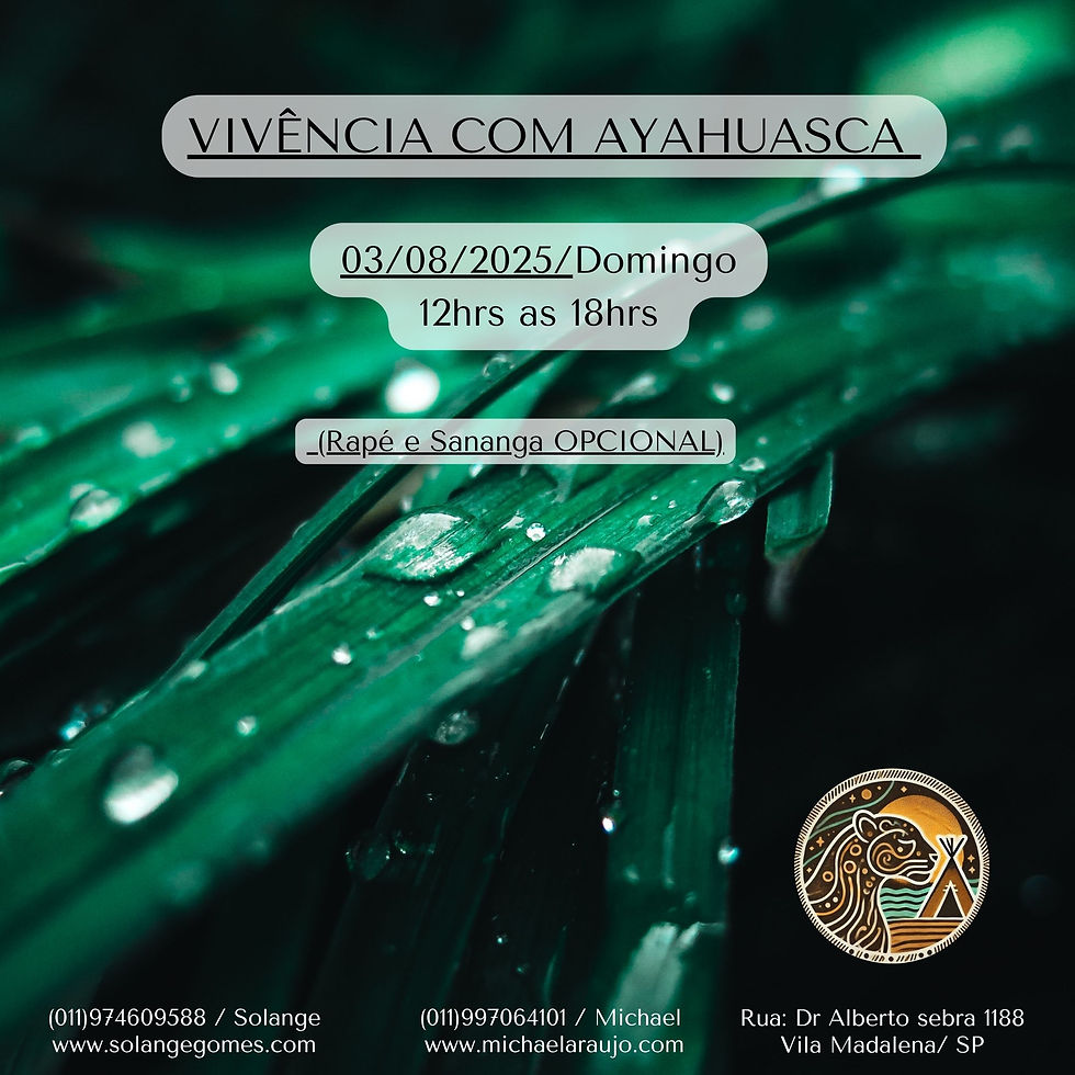 Consagração das Medicinas da Natureza