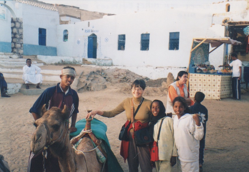 Con niños en Nubia
