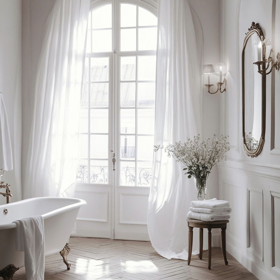 jigang3323_French_minimalist_bathroom_large_arched_window_with__8745d223-1e5d-4973-bcb8-1b